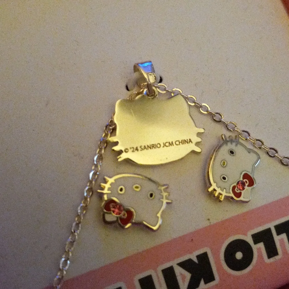 Hello Kitty Sanrio Necklace and Earring Set